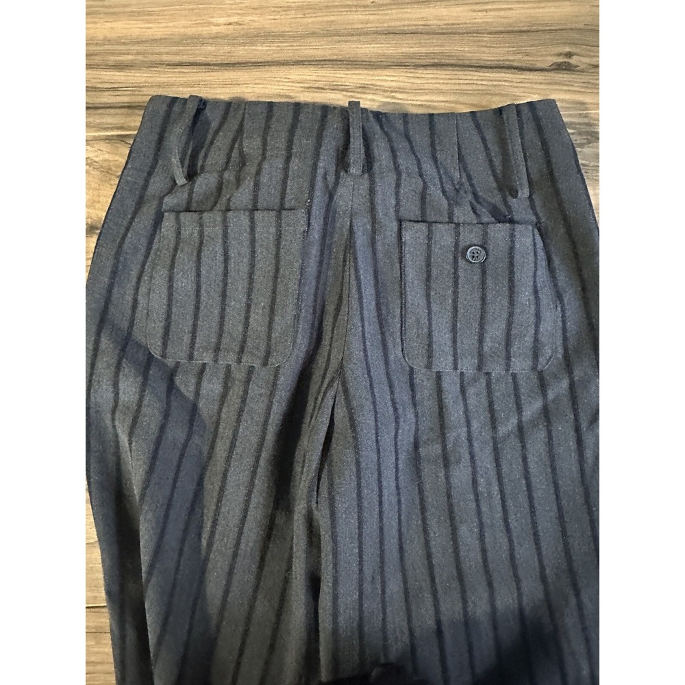 Women's Michael Michael Kors Dress High Ankle Pants Size‎ 4 Striped Black/grey - Picture 11 of 11